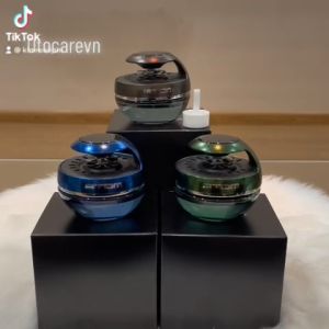 Nước Hoa Khử Mùi Atom Cánh Quạt Xoay Bằng Năng Lượng Mặt Trời Dùng Trên Ô Tô Xe Hơi