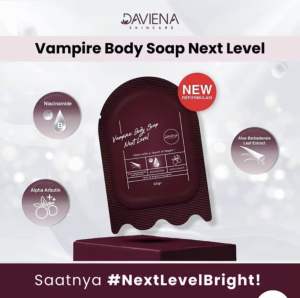 SABUN VAMPIRE DAVIENA SKINCARE / VAMPIRE MASK AND BODY SOAP