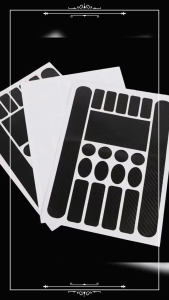 Bicycle Mountain Bike Chain Protection Sticker Folding Frame Protective Film Anti-scratch Sticker