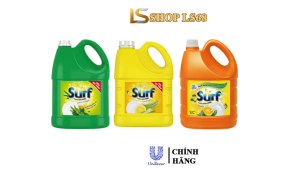 Nước rửa chén Surf hương chanh sả chai 3.5kg