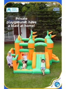 DOCTOR DOLPHIN | Jumping Shooting Sliding Inflatable Castle