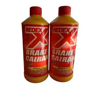 MINYAK REM Redex BRAKE FLUID DOT3 1liter MERAH