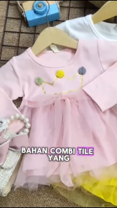 Bayi - 2 TAHUN | Yoo Na Dress Korean - Dress Tutu Anak Perempuan Dres Pesta Fashion Baby Korea Style Kios Balita Fawa
