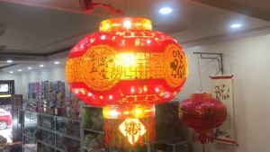 Đèn lồng trang trí Tết Nguyên Đán 2024 có Led