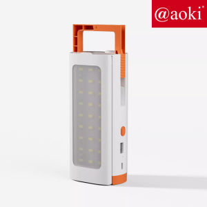 AOKI Lampu camping 2 sisi dapat dibuka dapat digantung darurat Emergency Panel 54SMD AK 7249 2400mAh