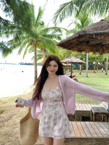 Sweet Short Skirt Maxi Dress Slimming Waist Design plus Size Womens Clothing Korean Style A-Line Dress Summer Fashion