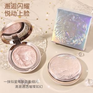 Phấn Má Hồng Sáng Màu Vàng Lion Head Pearl Highlighter Highlighter Đa Năng Phấn Má Hồng Đa Chức Năng Cho Da Nhiều Loại