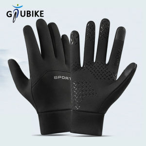 GTUBIKE Winter Fishing Gloves Women Men Universal Keep Warm Fishing Protection Anti-slip Gloves 2 Cut Fingers Outdoor Angling