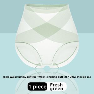 YUNASHA | Seamless High-Waist Tummy Control Panties Postpartum Shaping Butt Lift Summer Thin