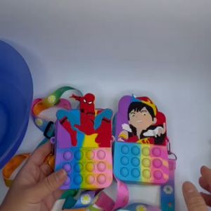 Kids Pop IT Handbag Korean Pop-IT Girls Cute Coin Purse Children Bag Kanak-Kanak Beg Tangan KID SLING BAG BEG RAYA BUDAK PEREMPUAN BEG KANAK KANAK READY STOCK IN MALAYSIA