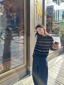 Áo Len Cardigan Ngắn Cho Bé Gái Bằng Lông Cừu Mùa Thu Đông Áo Khoác Ngoài Ấm Áp Cho Bé Gái Mặc Đi Làm Hàng Ngày