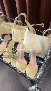 NOSE Sculpture Spray Heel Slide - Nude