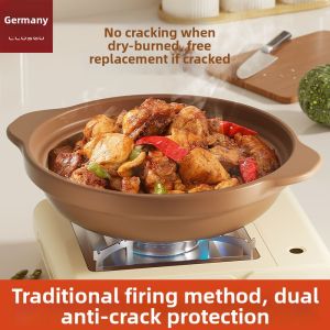 SHUDUODUN | Heat Resistant Non-Crack Ceramic Pot