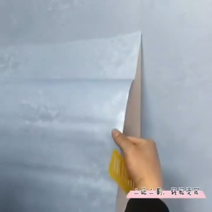 45CMx10M DIY Self Adhesive Decorative Wallpaper Solid and Modern Linen Pattern Decor