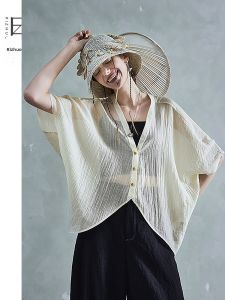 Unique Fashion Relaxed V-Neck Loose Womens Top