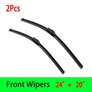 For Mitsubishi Eclipse Cross 2017-2019 Car Wiper U-type Soft Rubber Boneless Wiper HD Quiet Durable Automotive Wiper 24"+20"