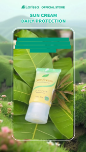 Larissa Sun Cream Daily Protection Hijab Series (Sunblock Wajah & Tubuh)
