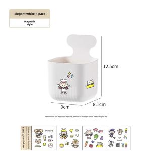 Refrigerator Shelf outside Storage Kitchen Supplies Wall Hanging Magnetic Suction Hallway Magnet Storage Basket Rack Preservative Film