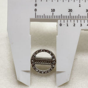 Nút Ren Kim Loại Tròn Sóng Viền Kim Cương Màu Vàng Hồng Thêu Tay Cho Áo Sơ Mi Nữ Tay Voan Nút Áo Cardigan Áo Khoác Cổ Trang Trí