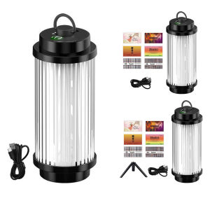 【HPS】 ไฟฉาย LED แบบพกพา 5 โหมดหรี่แสงได้ Camping Light 2000mAh มัลติฟังก์ชั่นเดสก์ท็อปสำหรับกิจกรรมกลางแจ้ง