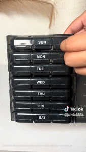 [🇵🇭 Stock&COD] 7 Days 21 Grid Pill Organizer Medicine Box Pill Box Weekly Pill Storage Pill Case Container
