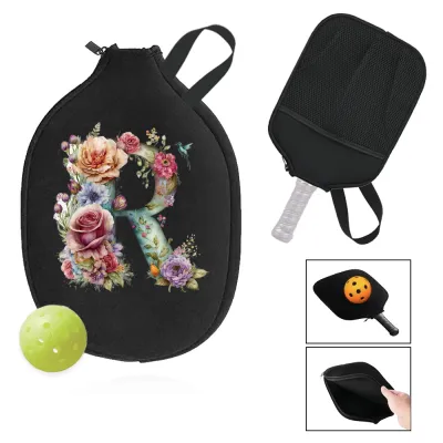Team Souvenir Graduation Gift Pickleball Paddle Thick Cover Sports Accessory Zipper & Handle Design
