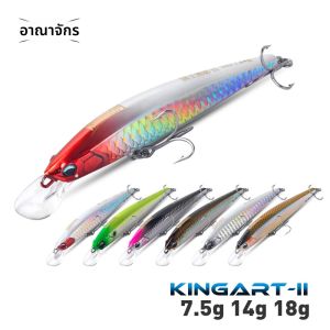Kingdom Sinking Minnow เหยื่อตกปลา 70 มม.90 มม.110 มม.หล่อยาว Jerkbaits Wobblers เหยื่อ Hard ประดิษฐ์ Fishing Tackle Lure