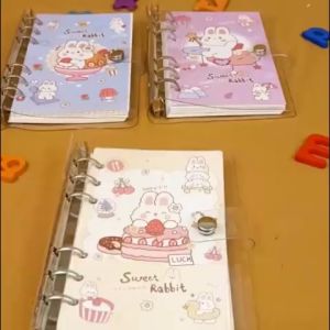 Binder Note A6 80 lembar Lucu Karakter Characet Daily Planner-YuanYuan Mall