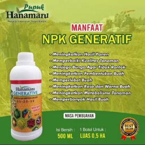 PUPUK HANAMARU - VEGETATIF & GENERATIF - UNTUK SEMUA JENIS TANAMAN