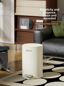 MR.Bin | Foot Pedal Kitchen Bathroom Home Use Waste Bin
