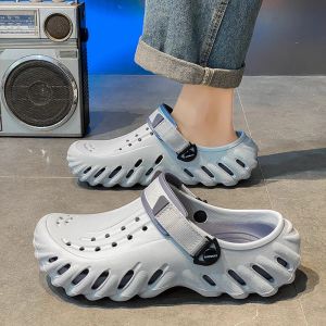 KANHAI | Slip Resistant Mens Hole Shoes for Office and Beach Large Size 45