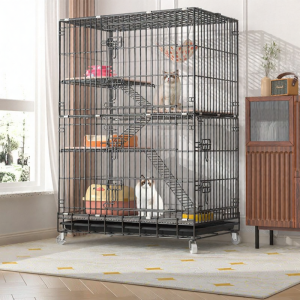 MLZH | Indoor Cat Cage Large Multi-layer 2 to 4 Levels Foldable Durable