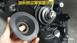 2 Pcs Karet Cover Penutup Lampu Led Depan Mobil Karet Pengganti Tutup Headlamp H4 Dust Cover Hid/Led