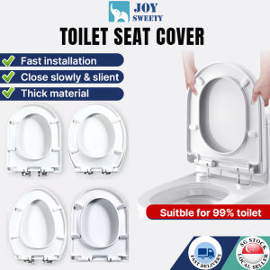 🇸🇬 Quick Release Toilet Seat Cover Easy Installation /Silent Slow-Close Toilet Bowl Seat Durable Thick Sturdy 马桶盖