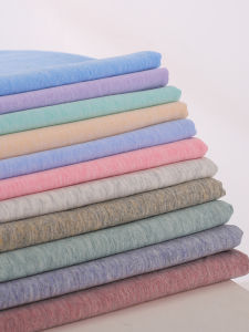 Vải Dệt Kim Cotton Thoáng Khí Mát Mẻ Mùa Hè Vải Áo Thun Quần Lót Co Giãn Thoải Mái Vải Lycra Thoải Mái Chất Liệu Thủ Công DIY