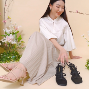 Nicholas Edison Heel Fifi Sandal Heels Strappy stiletto terbaru