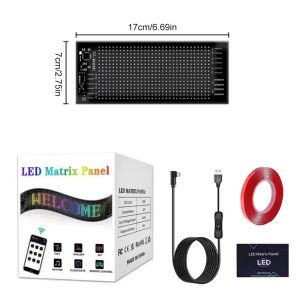 LED Matrix Pixel Panel USB 5V Bluetooth App Control DIY Display Animation Scrolling Pattern Graffiti Scrolling Text Animation