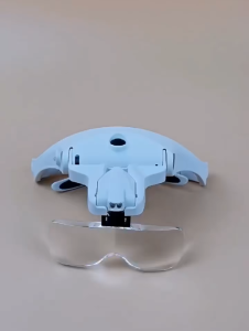 Kaca Kacamata Pembesar Untuk servis hp elektronik dengan senter Jam Reparasi 5 Lens 3.5X