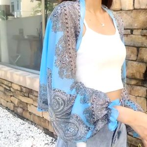 Outer Scraft fashio syal anti uv premium import sutra sederhana selendang Bahan Lembut dan