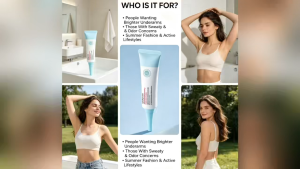 SKINEVER Underarm Brightening Deodorant Cream Niacinamide Odor Control30g
