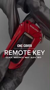 MOKOTO ELITE SERIES CNC ALLOY KEY REMOTE COVER W/ CHAIN BUCKLE FOR HONDA CLICK ADV PCX MOTORCYCLE SPEEDMOTO