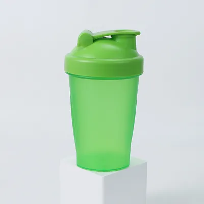 400ml Plastic Shaker Cup Fitness Protein Powder Smoothie Cup Stirring Cup Gym Sports Water Cup Logo Customization Available