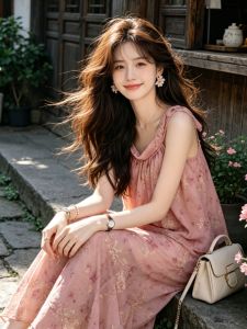CHANGTONG | Unique Floral Two-Piece Set Top Skirt 2026 Summer