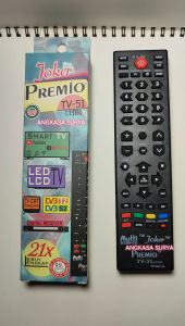 Remote Multi Joker Premio TV51 Ultra TV LCD LED Plasma Tabung Semua Merk STB Digital Receiver