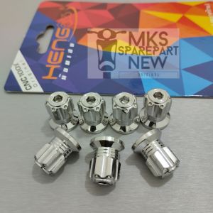 MUR 12 TOPI DRAT 12 M8 MUR HEAD 5G GLOSSY PROBOLT STAINLEES ORIGINAL HENG THAILAND