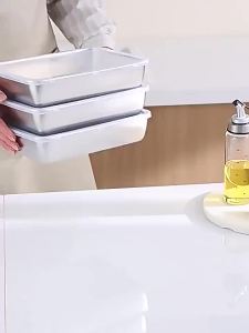 1pc Stainless Steel Lunch BoxStackable Snack Storage Boxes Lid Food Container Reusable Food Storage Container Freezer Safe