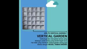 karpet vertical garden non woven 1M×1M 16 kantong DEKORASI TANAMAN Hias