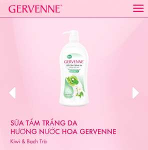 [Hàng Cty VAT] Sữa Tắm Sáng Da Gervenne Hương Nước Hoa 900G Mẫu Mới Sữa Tắm Gervenne |yangcosmetics