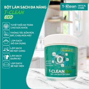 Bột đa năng T-Clean tẩy quần áo tẩy dầu mỡ 500g
