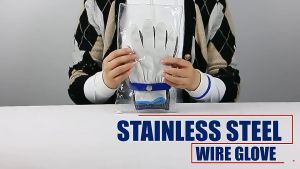 High Quality Cut Resistant Stainless Steel Mesh Glove Butcher Safety Work Gloves